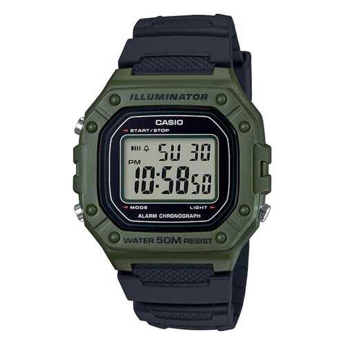 Наручные часы электронные мужские Casio Illuminator Collection W-218H-3A в Хендерсон