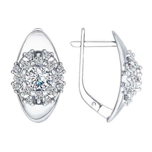 Серьги SOKOLOV из серебра со Swarovski Zirconia 89020039 в Хендерсон