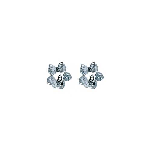 Серьги Corona style B005E1120197K025-SILVER в Хендерсон