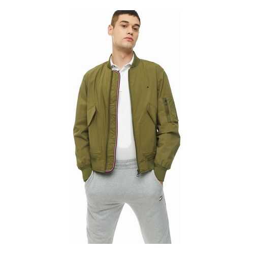 Бомбер мужской Tommy Hilfiger MW0MW12223 MSU moss green зеленый XXL в Хендерсон