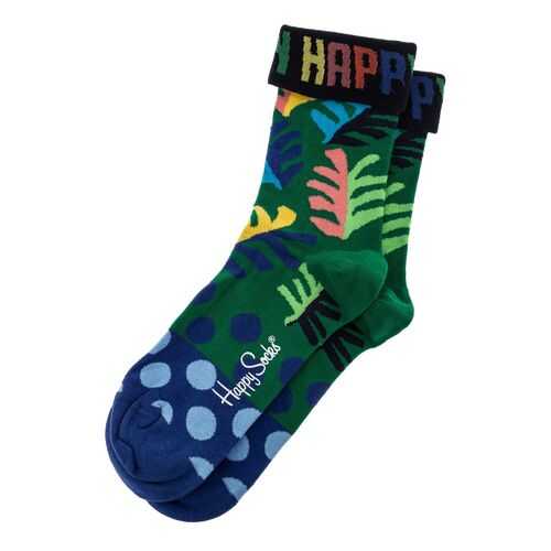 Носки мужские Happy Socks BLE01 зеленые 41-46 EU в Хендерсон