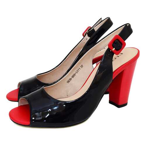 Туфли женские Flona 1609-888-L011 черные, красные 38 RU в Хендерсон