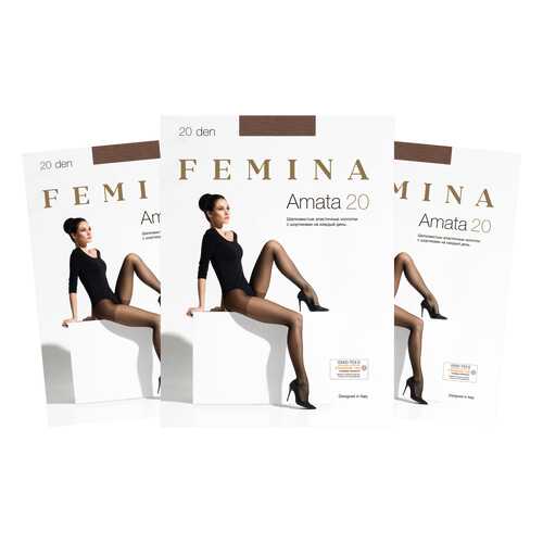 Колготки женские FEMINA Amata 20 легкий загар 2 (S) в Хендерсон