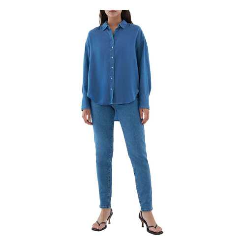 Блуза женская ZARINA 328461341 синяя 48 в Хендерсон