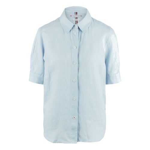 Рубашка женская Tommy Hilfiger WW0WW27793 голубая 38 US в Хендерсон