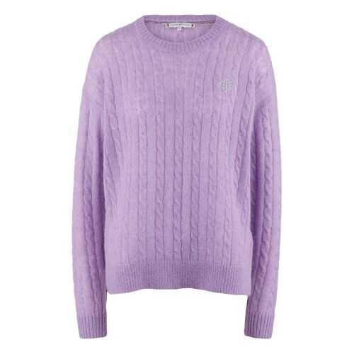 Джемпер женский Tommy Hilfiger WW0WW27011 фиолетовый M в Хендерсон