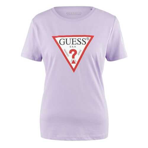 Футболка женская Guess W0YI57-K8HM0 фиолетовая M в Хендерсон
