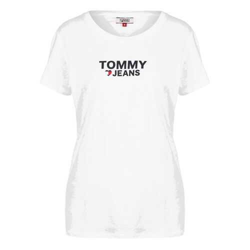 Футболка женская Tommy Jeans DW0DW07526 YA2 белая M в Хендерсон