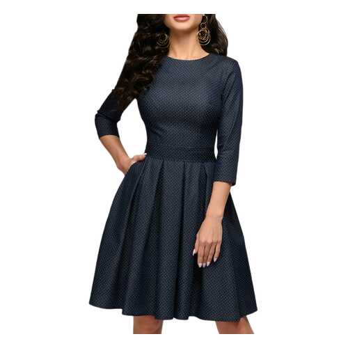 Платье женское D&M by 1001DRESS DM01369DT синее L в Хендерсон