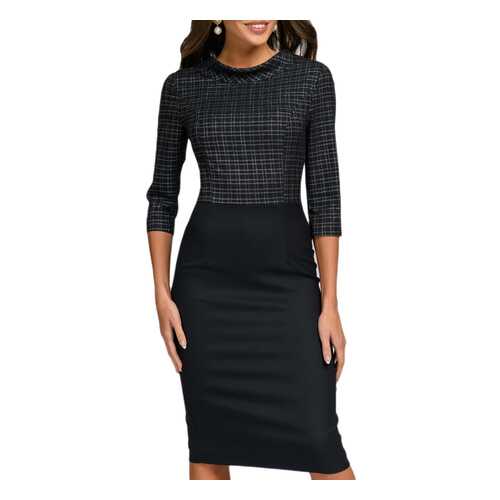 Платье женское D&M by 1001DRESS DM01752BK черное XL в Хендерсон