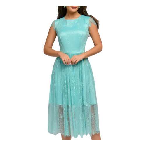 Вечернее платье женское D&M by 1001DRESS DM01854MN голубое L в Хендерсон