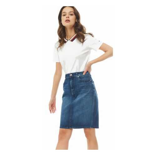 Юбка женская Tommy Jeans DW0DW08132 1BY синяя 27 US в Хендерсон